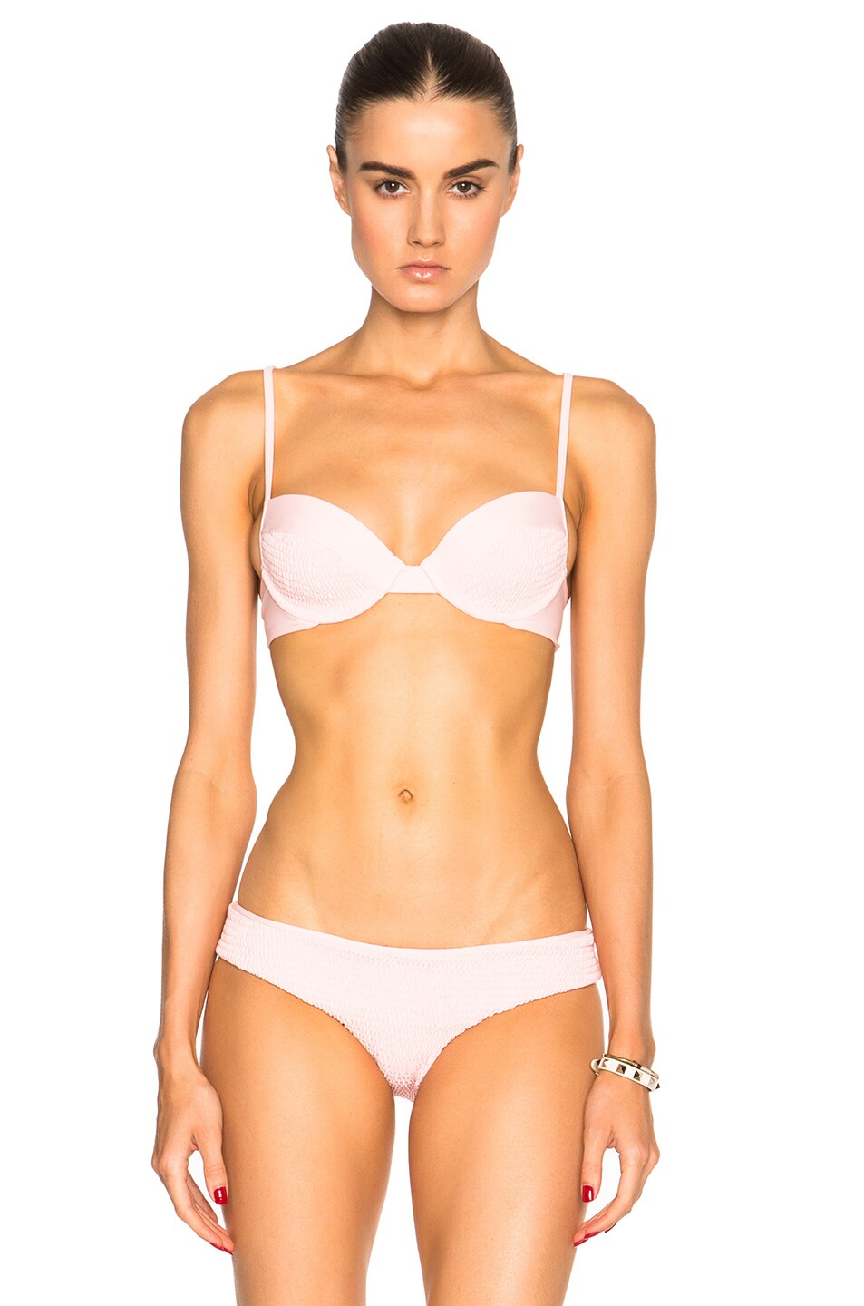 Image 1 of Tori Praver Swimwear Hola Bikini Top in Ginger