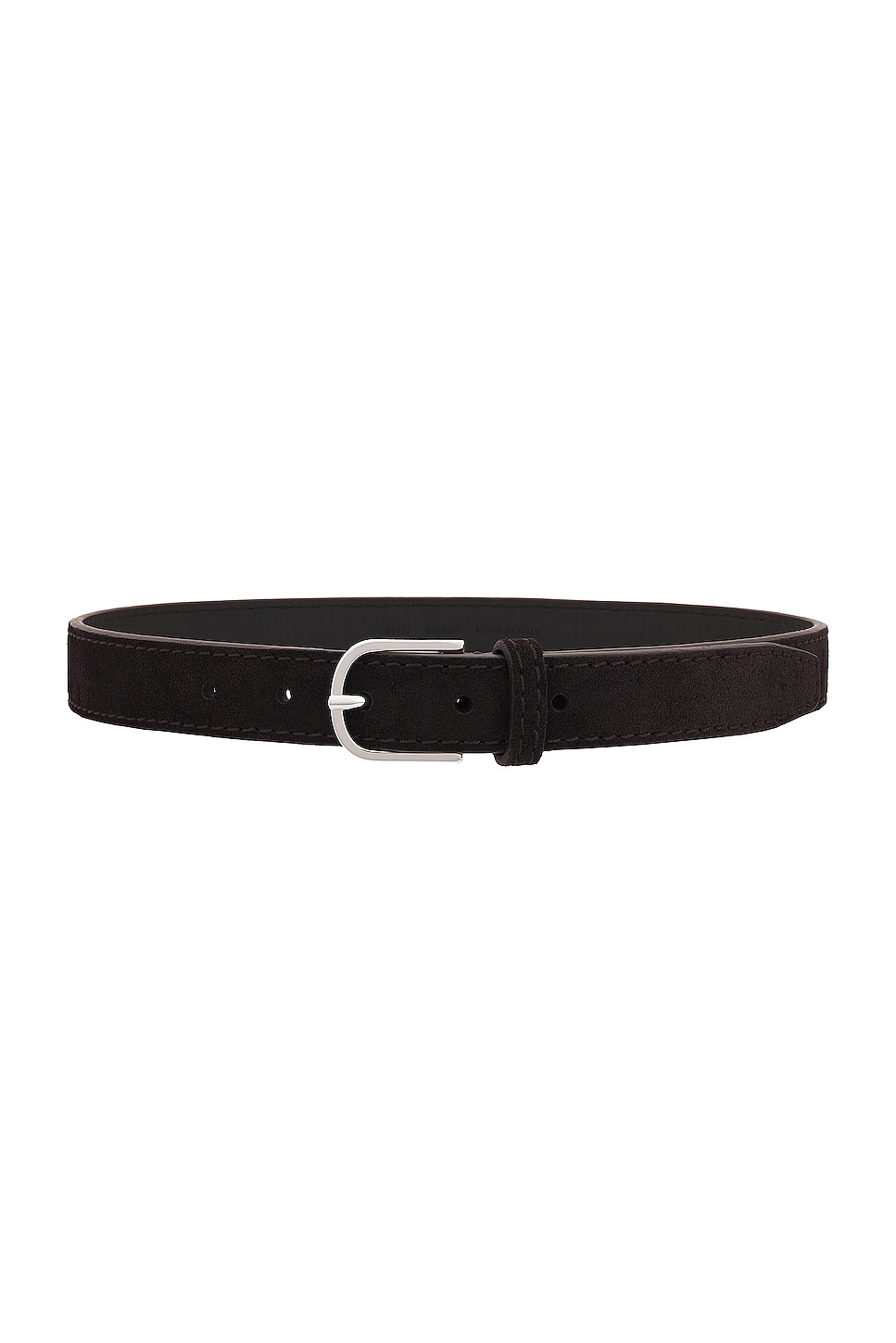 Slim Trouser Belt in Chocolate