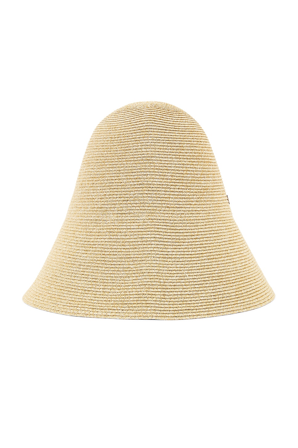 Shop Totême Woven Paper Blend Straw Hat In Creme