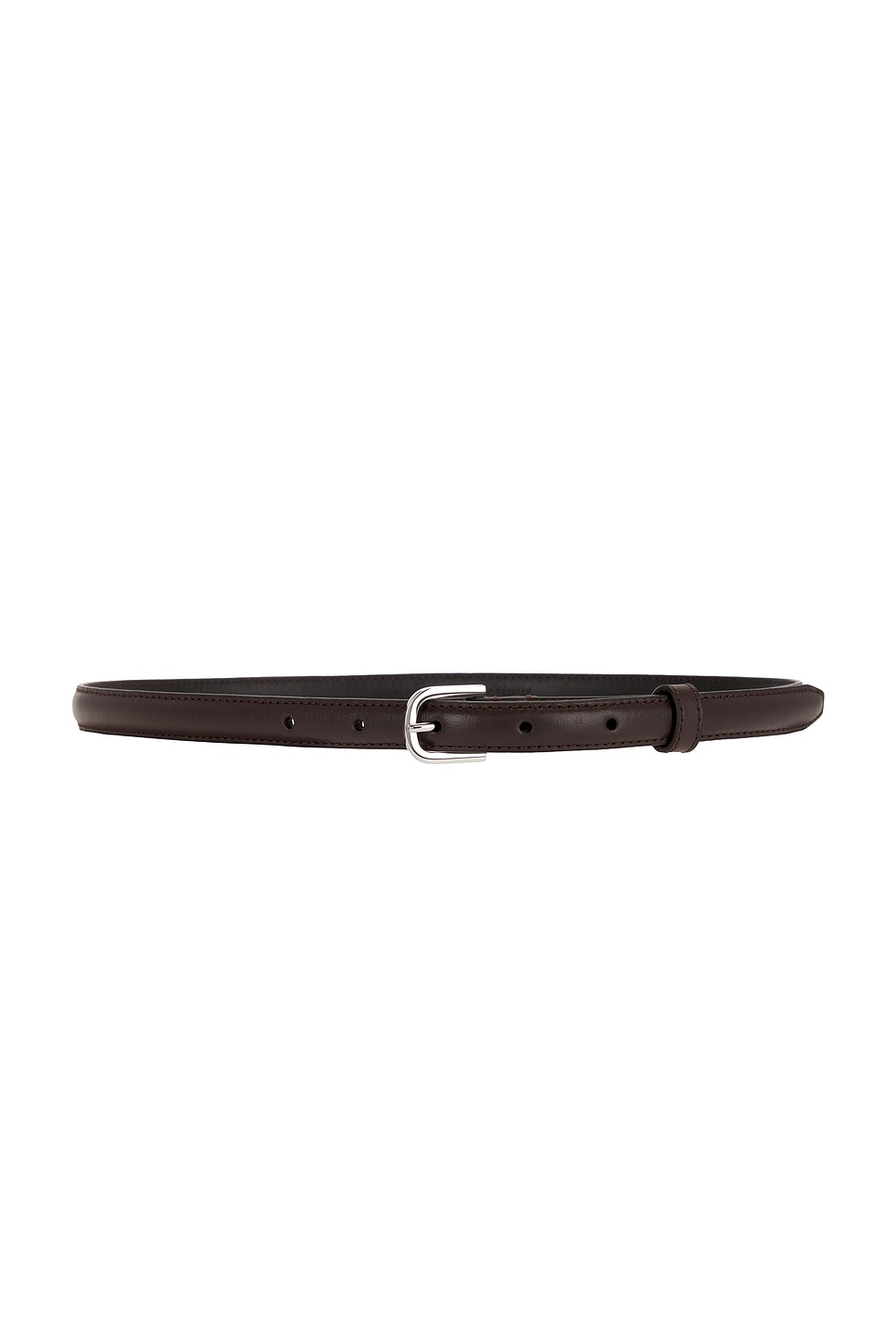 Thin Trouser Belt in Brown