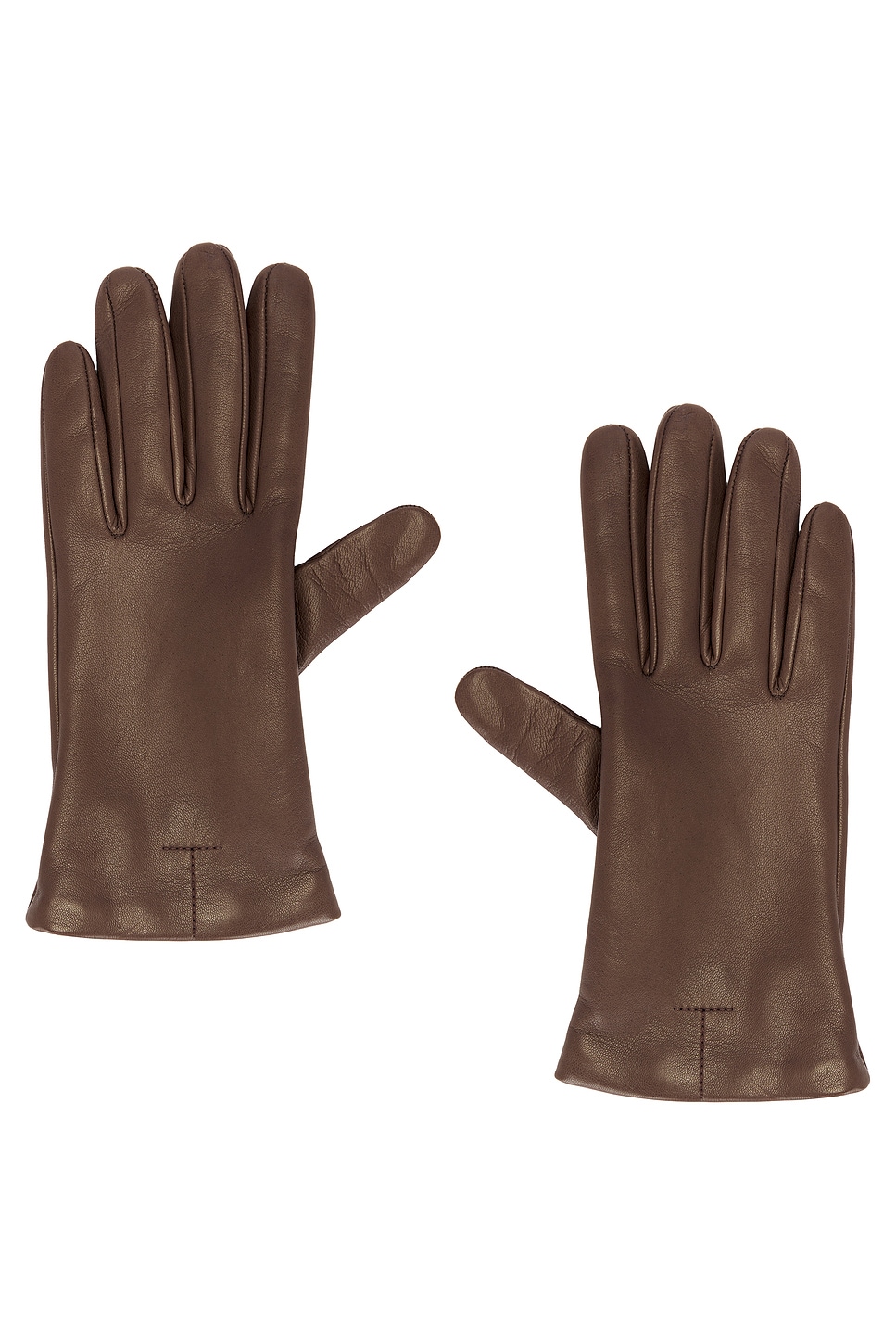 Leather Gloves in Brown