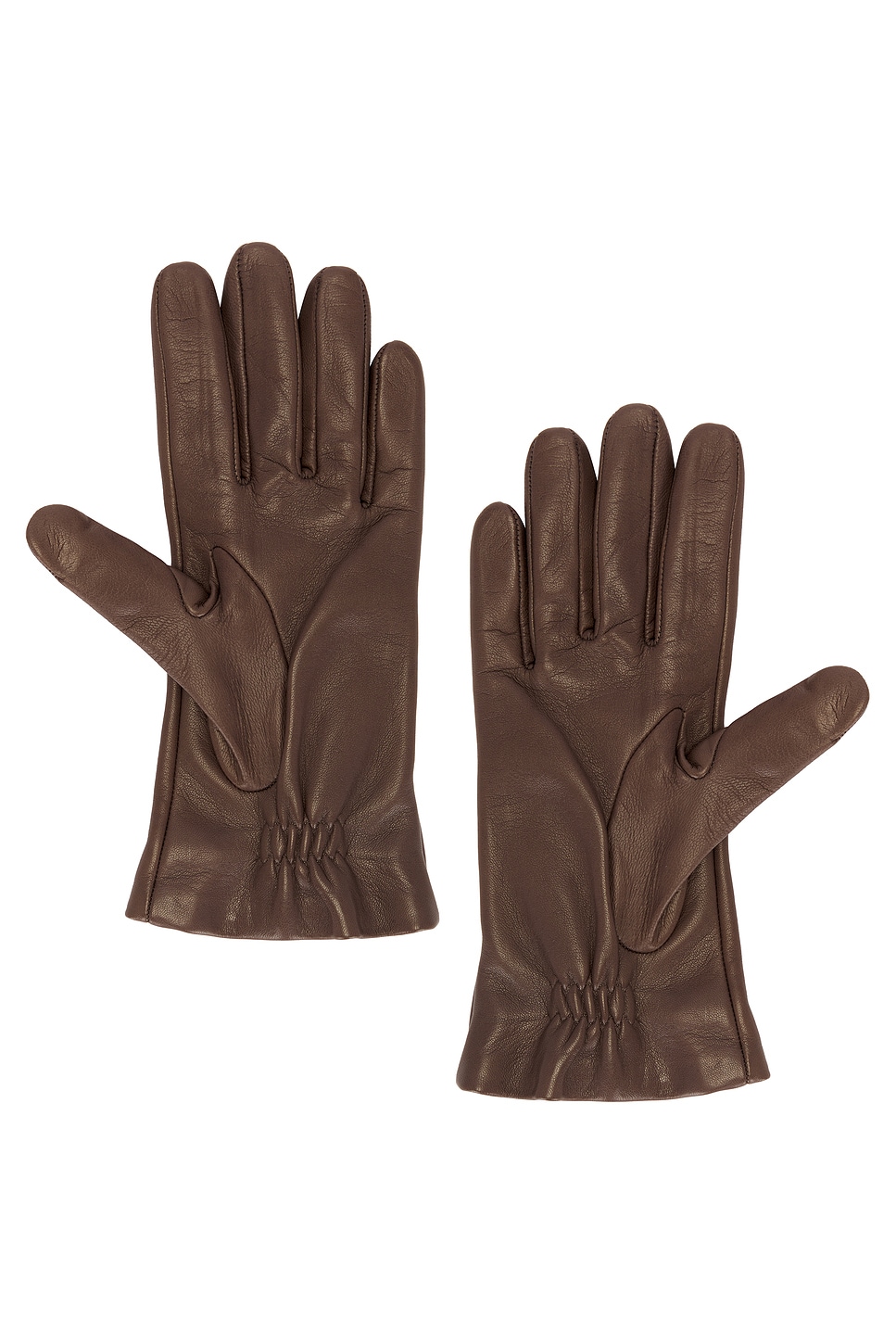 Leather Gloves in Brown