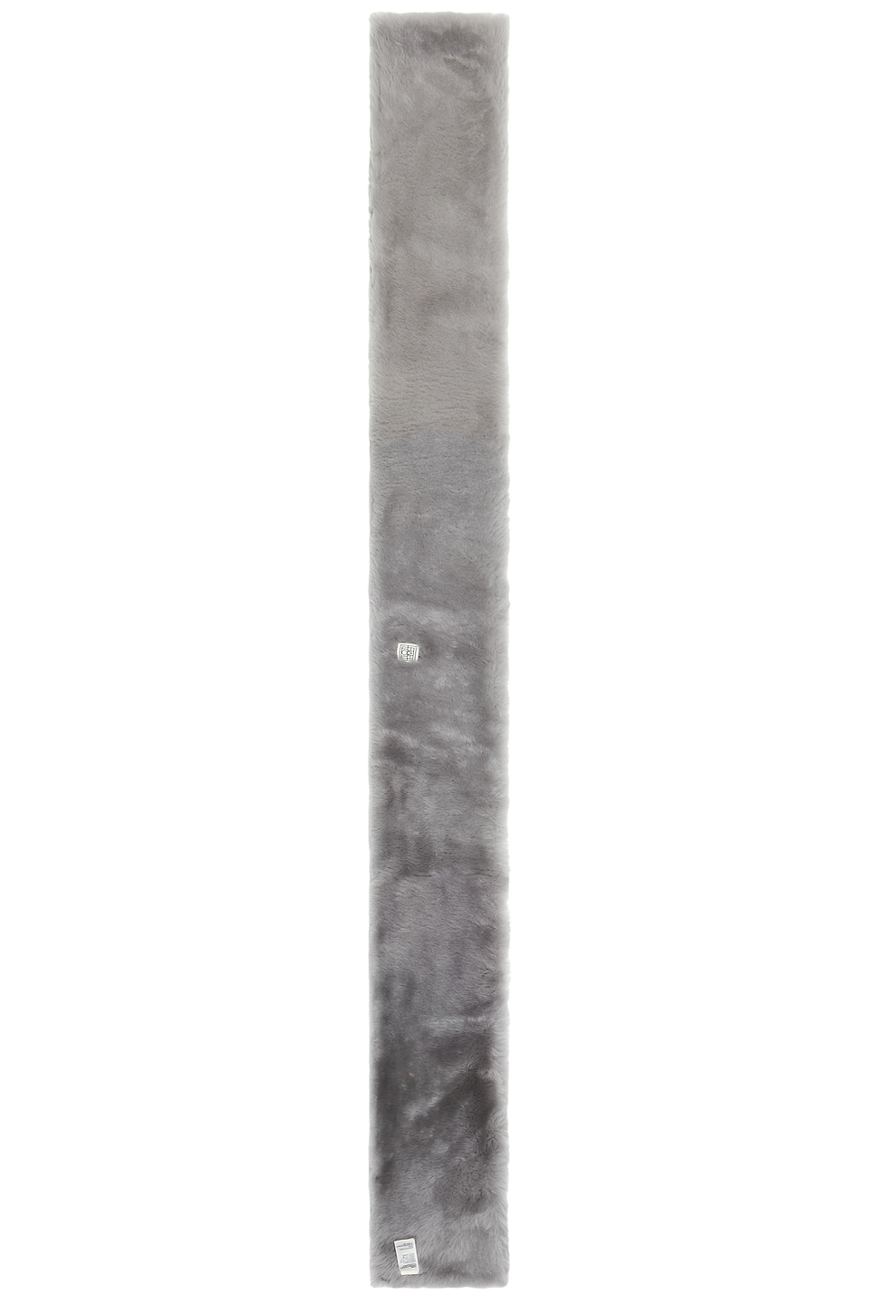 Totême Shearling Tuxedo Scarf In Gray