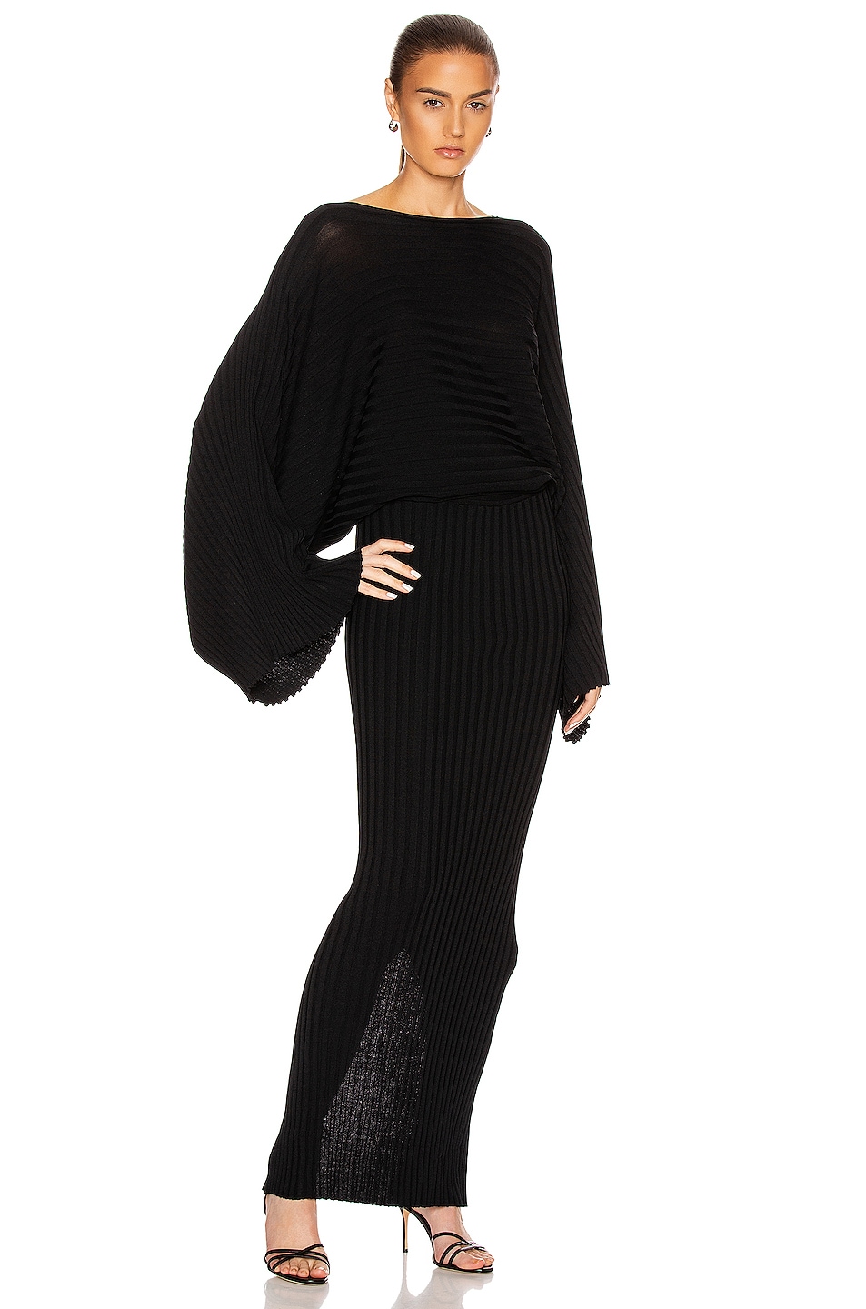 Image 1 of Toteme Maristella Dress in Black