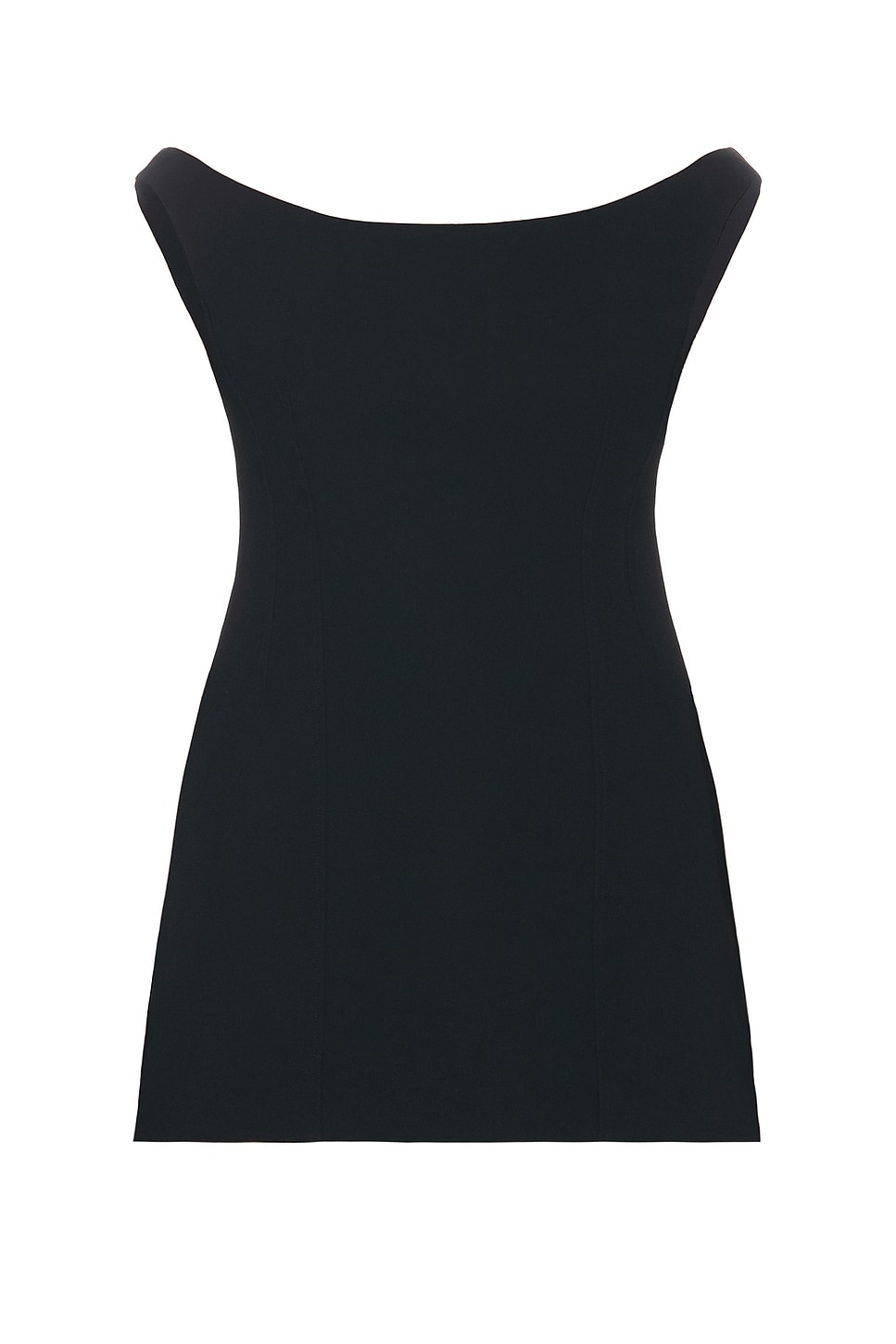 Curved Off Shoulder Mini Dress