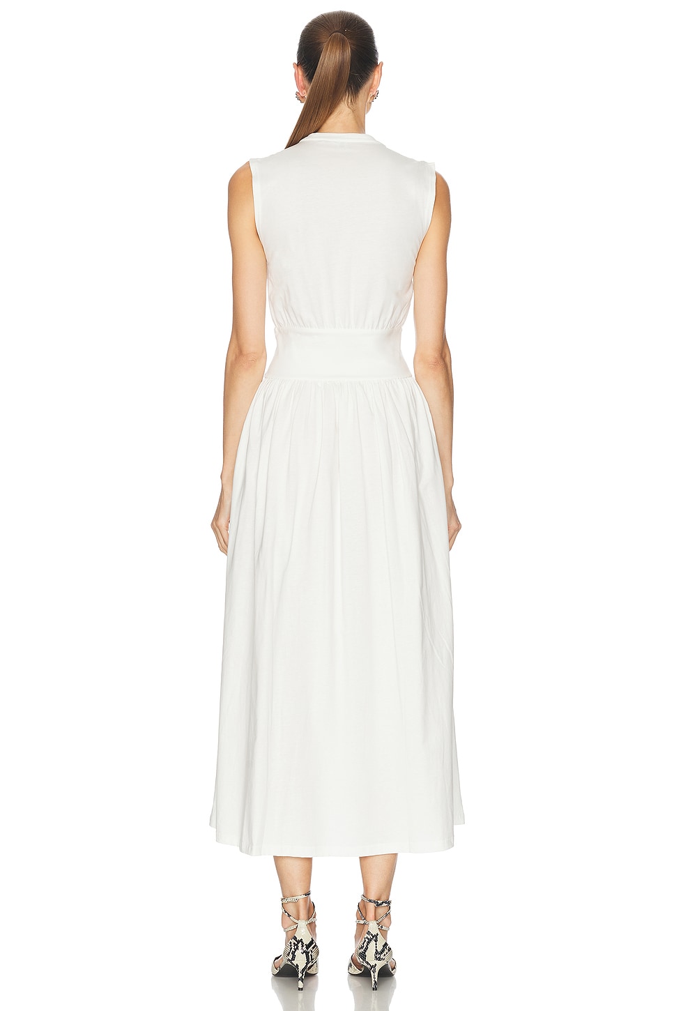 TOTEME Sleeveless Cotton Tee Dress thumbnail