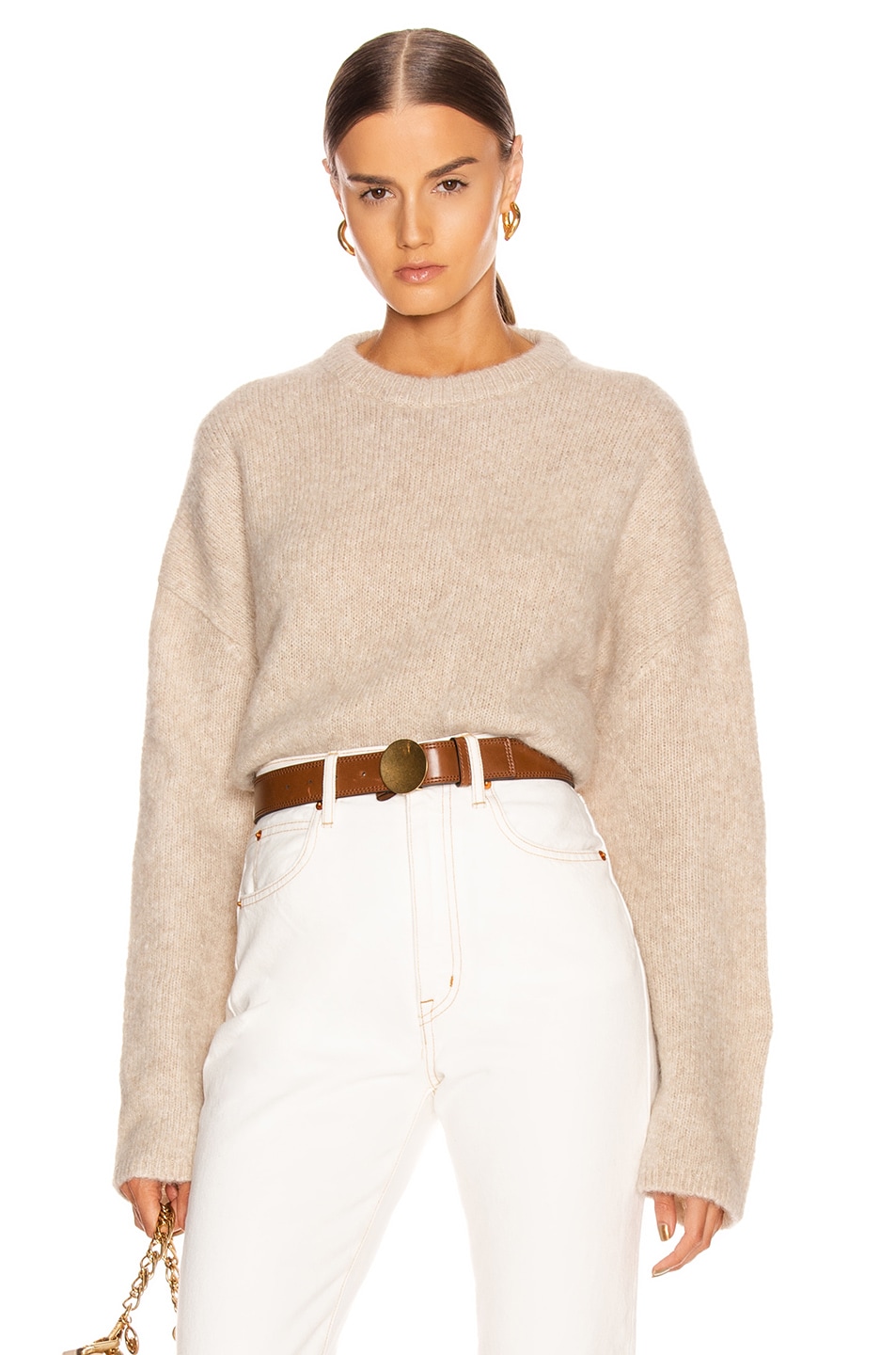 Image 1 of Toteme Biella Sweater in Off White Melange
