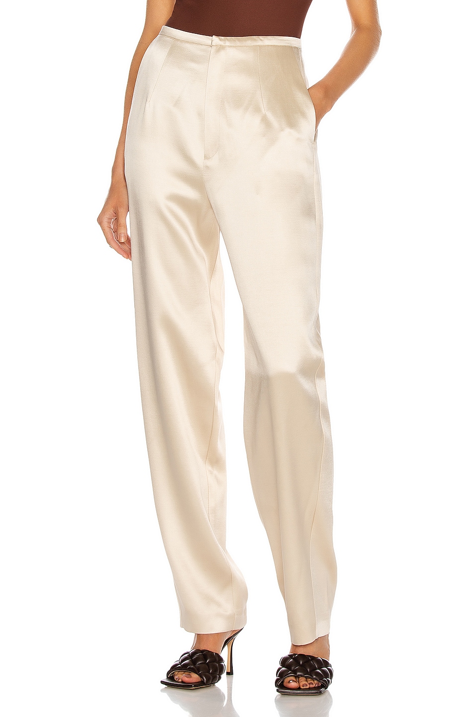 Image 1 of Toteme Evora Pant in Ivory