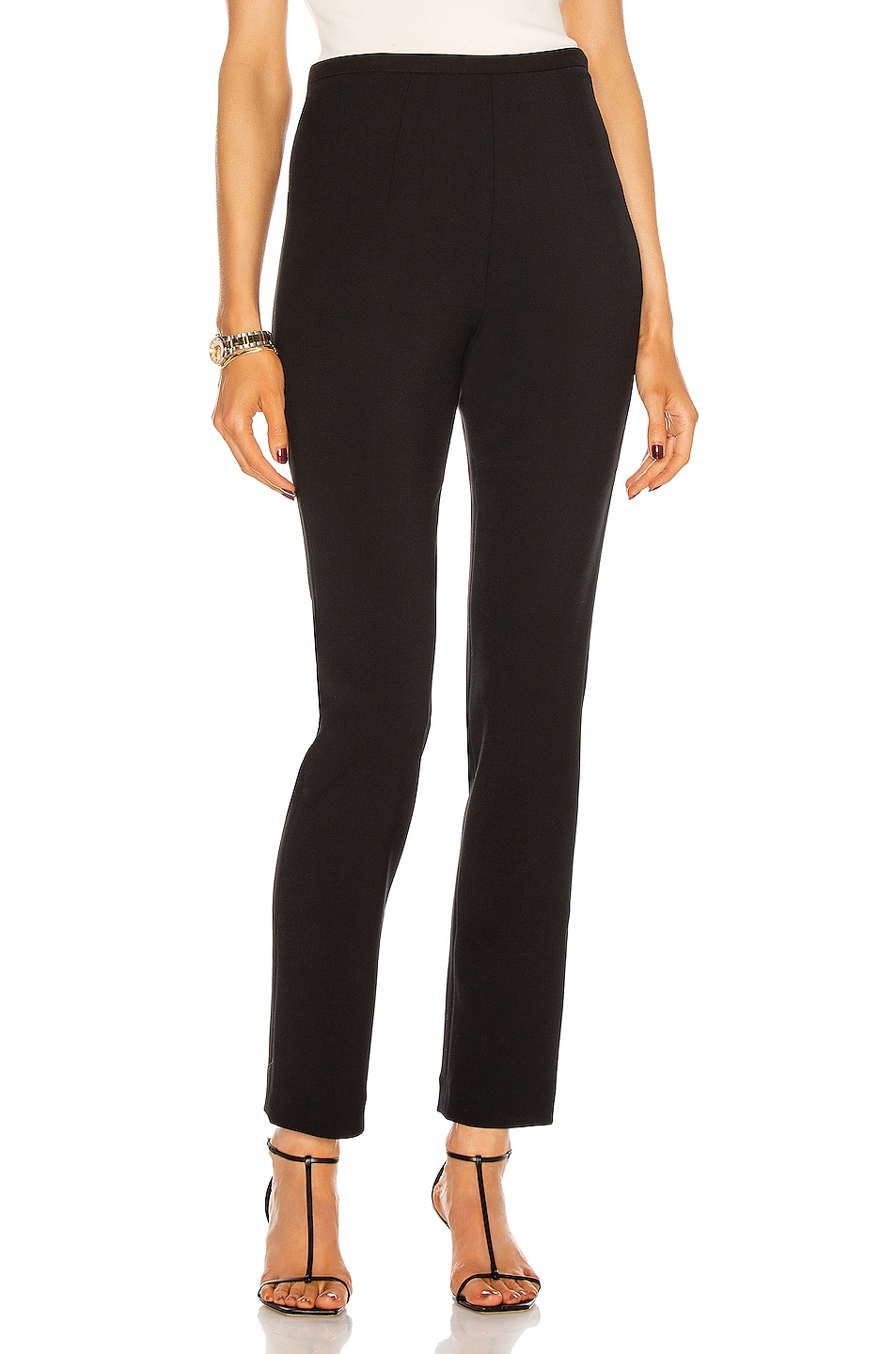 Image 1 of Toteme Cigarette Trousers in Black