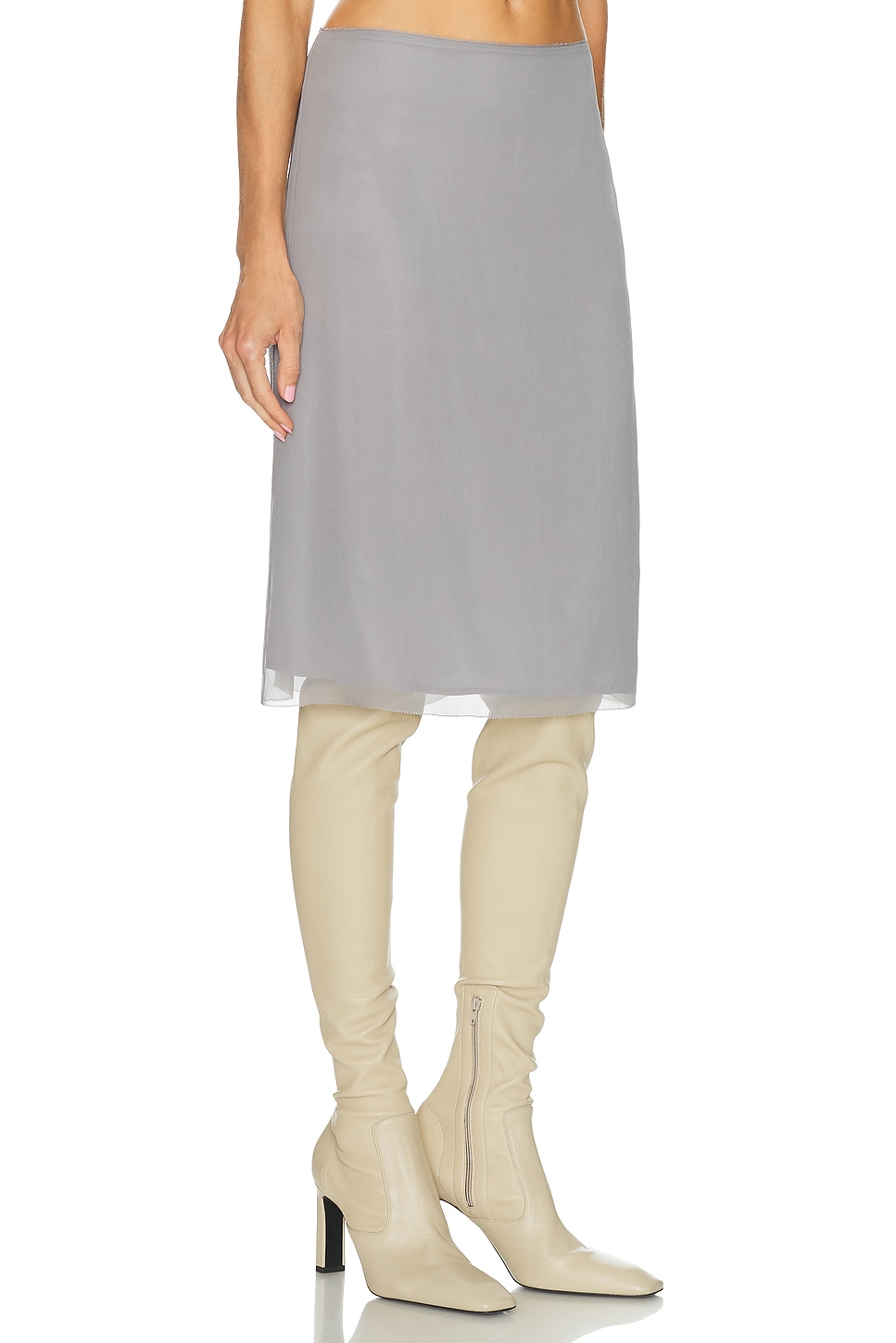 TOTEME Chiffon Slip Skirt