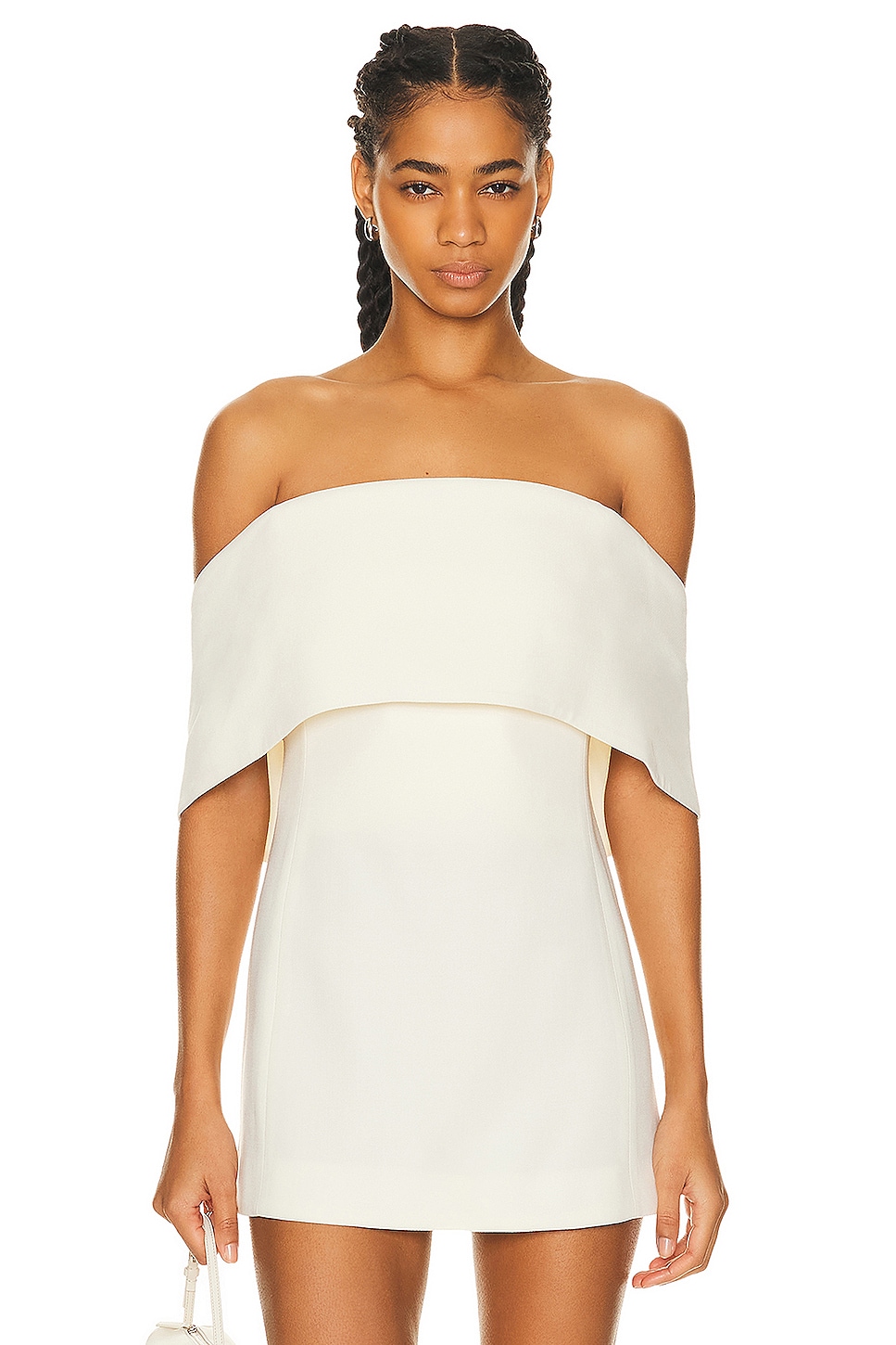 Image 1 of Toteme Off Shoulder Evening Top in Macadamia