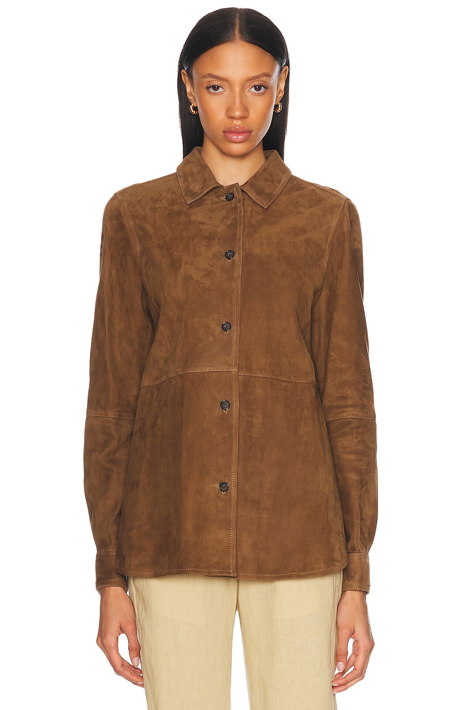 Totême Soft Suede Top