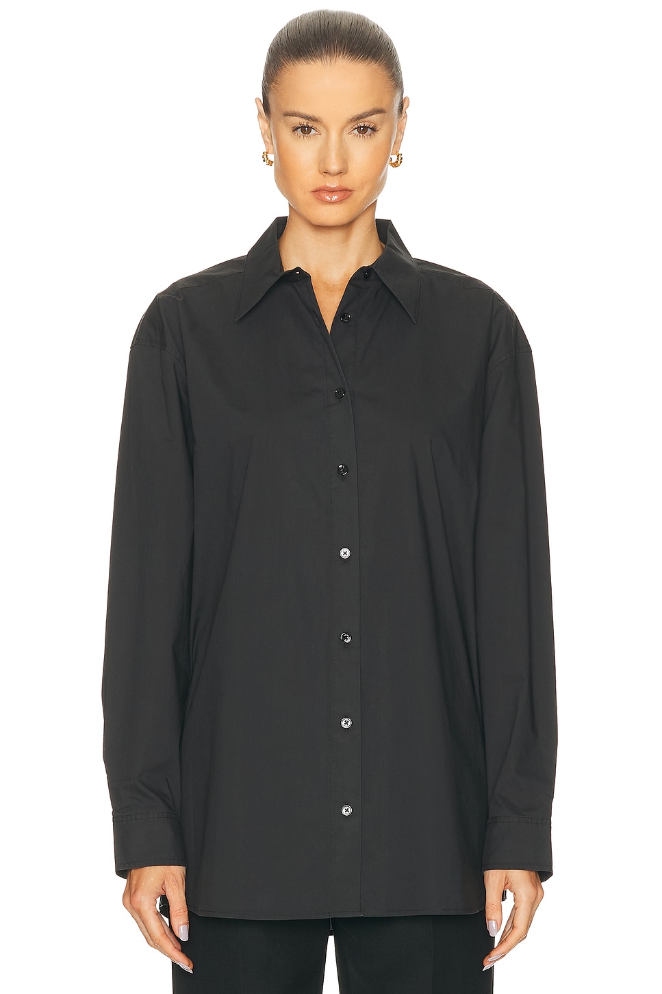 Classic Tumbled Shirt in Black