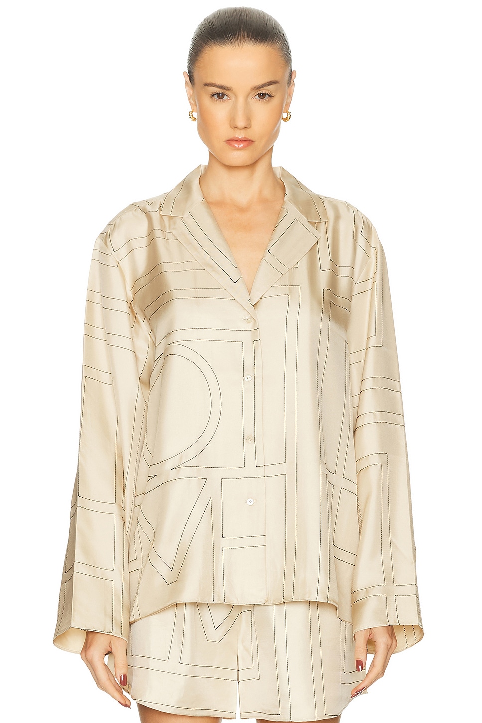 Totême Toteme Women Monogram Pyjama Shirt