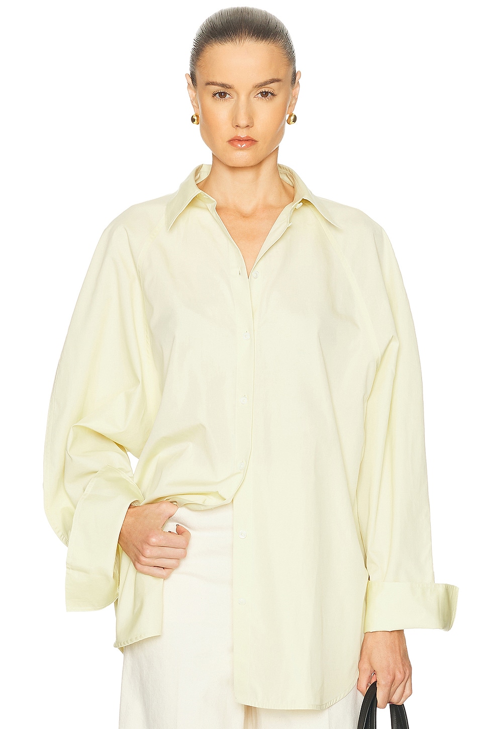 Image 1 of Toteme Raglan Shirt in Straw