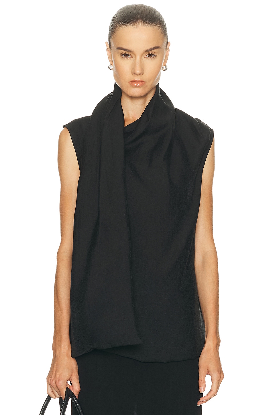 Image 1 of Toteme Scarf Blouse in Black
