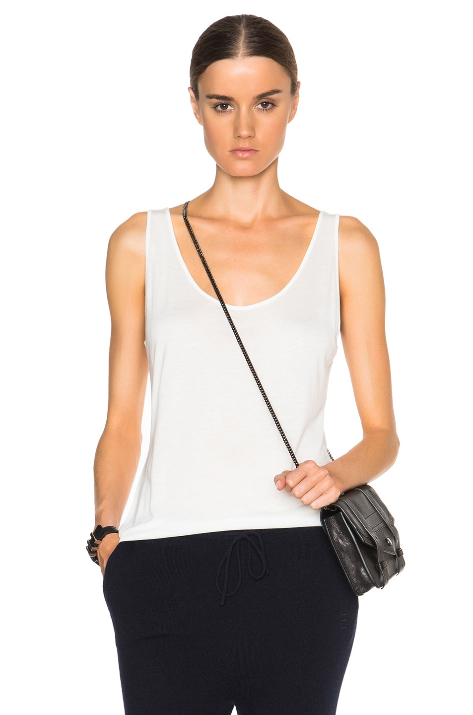 Image 1 of Toteme Siena Cashmere Blend Tank in White