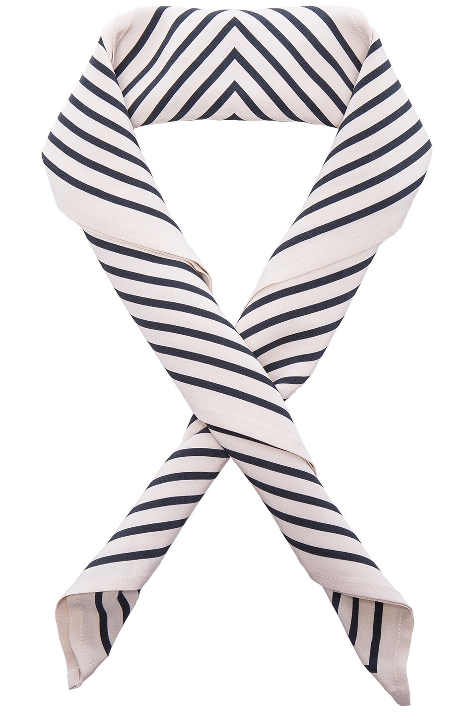 Image 1 of Toteme San Remo Scarf in Navy & Nude Print