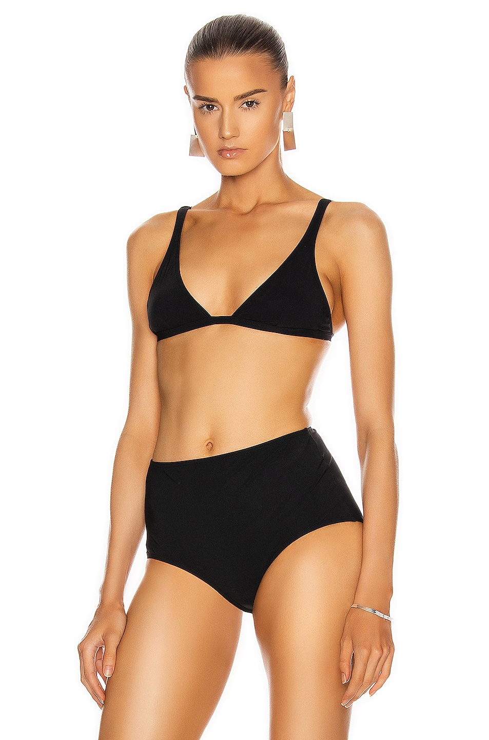 Image 1 of Toteme Mashena Bikini Top in Black