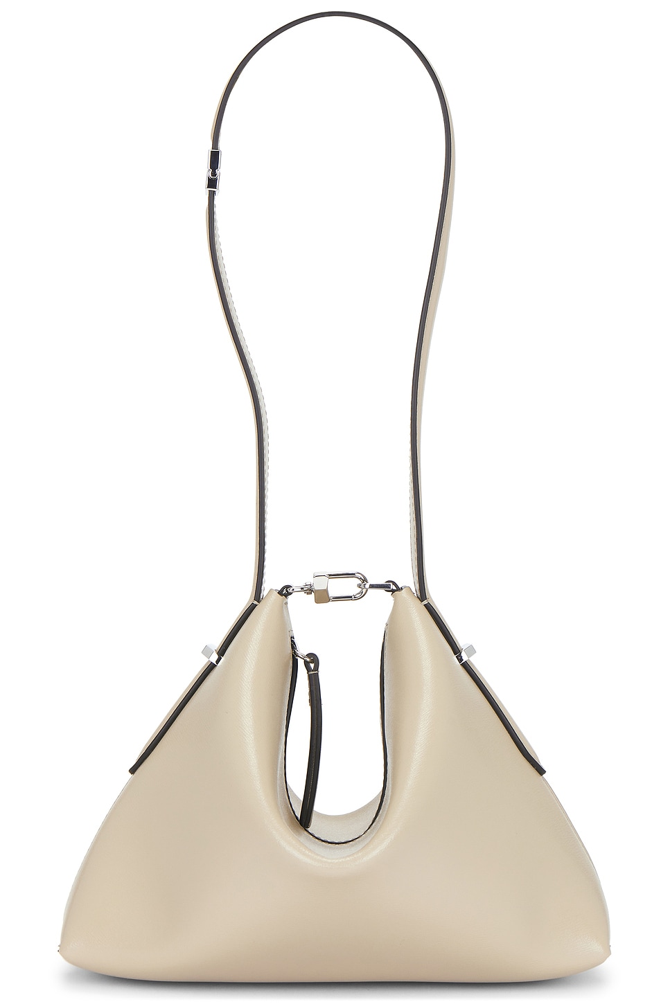Totême Leather Scoop Wristlet Bag