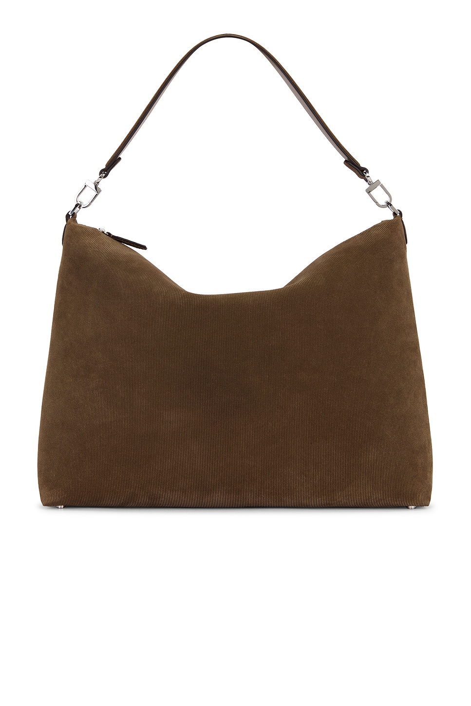 Toteme Medium Bevel Cord Suede Bag