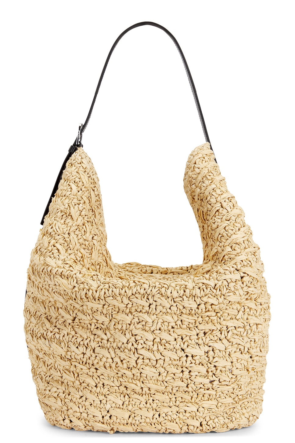 Toteme Belted Raffia Tote Bag