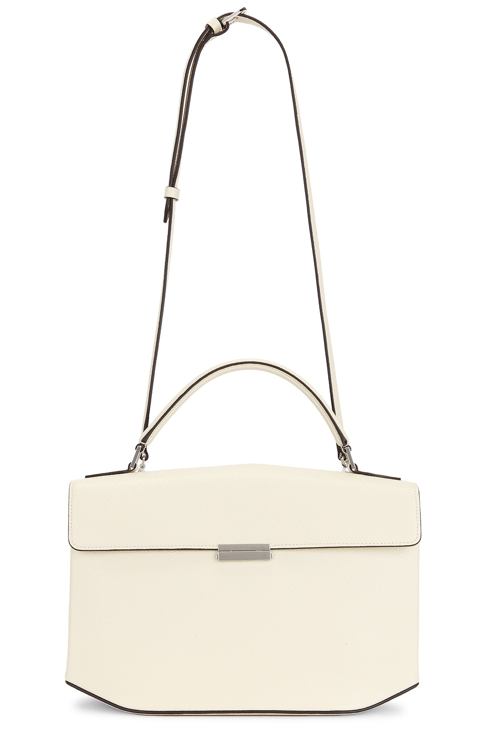 Toteme Box Grained Leather Top Handle Bag