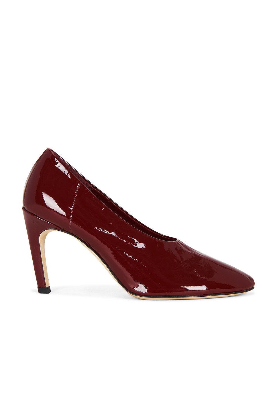 Toteme Slip Naplack Pump in Red