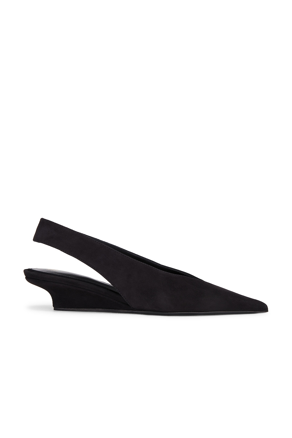 Image 1 of Toteme The Wedge Heel Slingback in Black