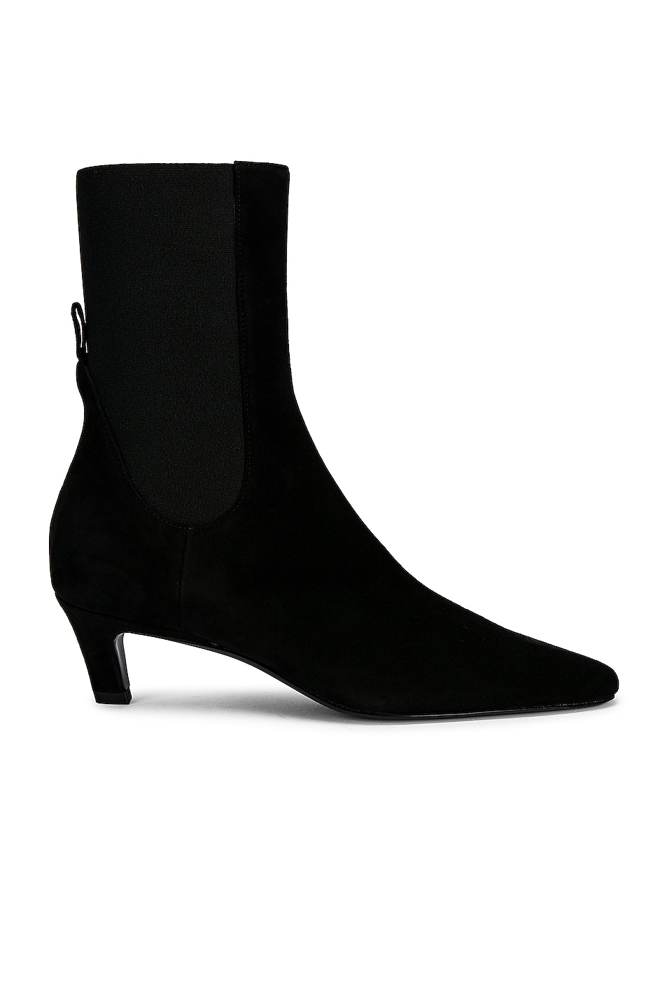 Image 1 of Toteme The Mid Heel Boot in Black