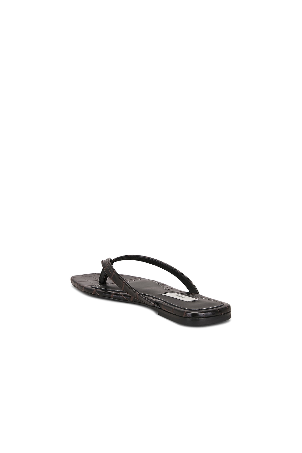 TOTEME Croco Embossed Flip Flop thumbnail