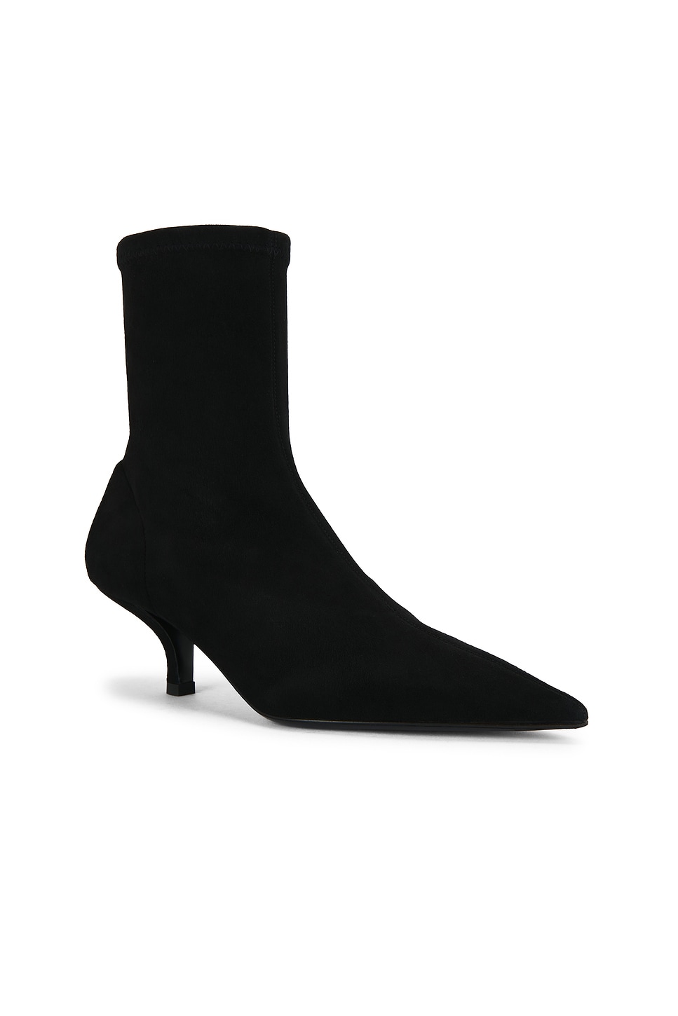 TOTEME Suede Heeled Sock Boot