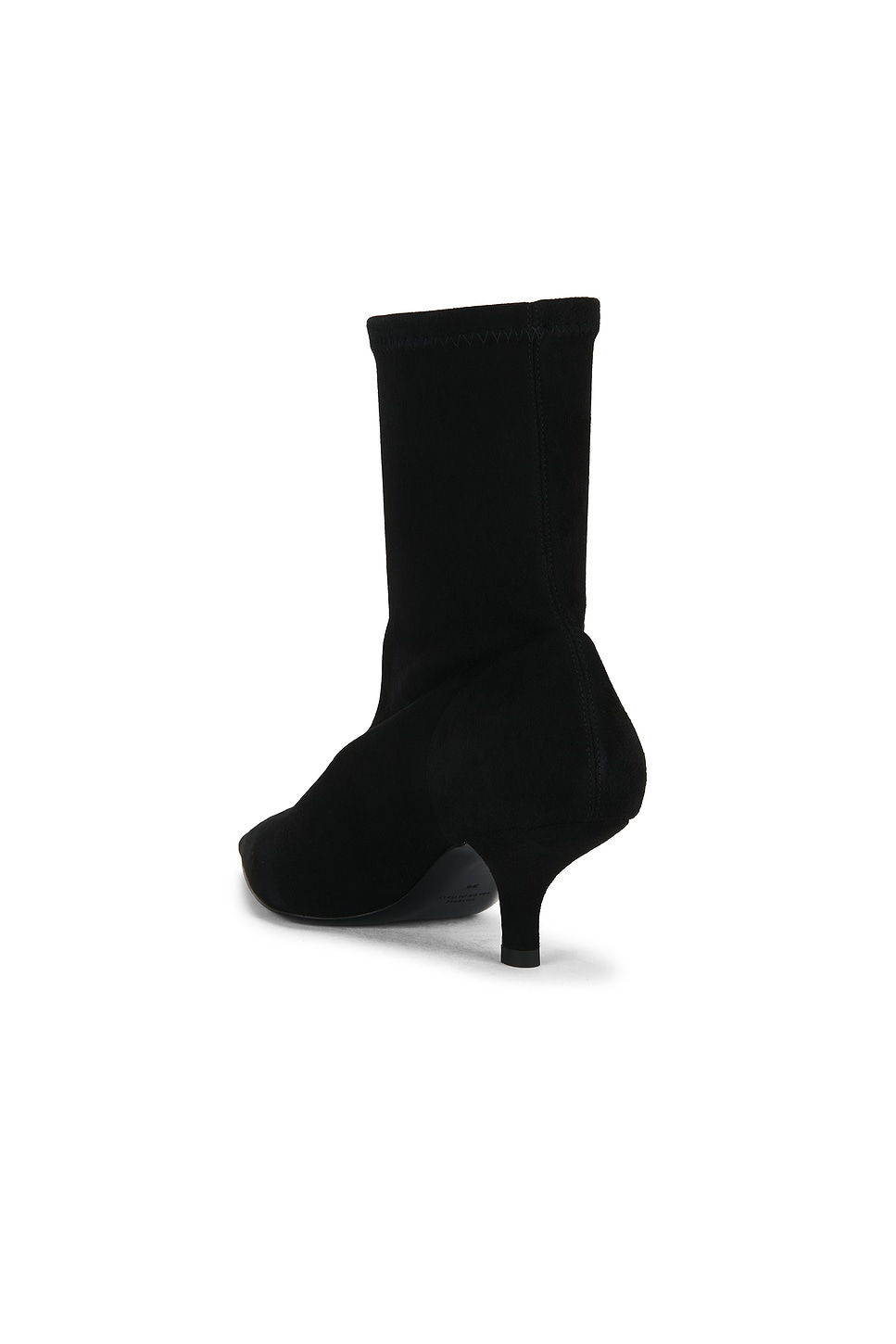 TOTEME Suede Heeled Sock Boot