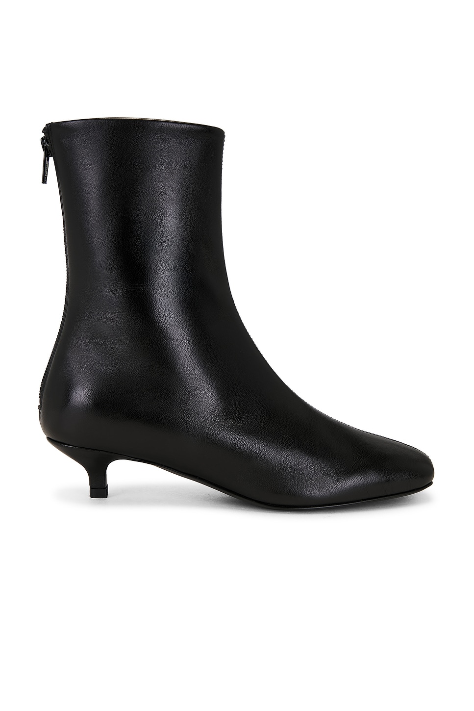 Totême Day Nappa Ankle Boots In Black