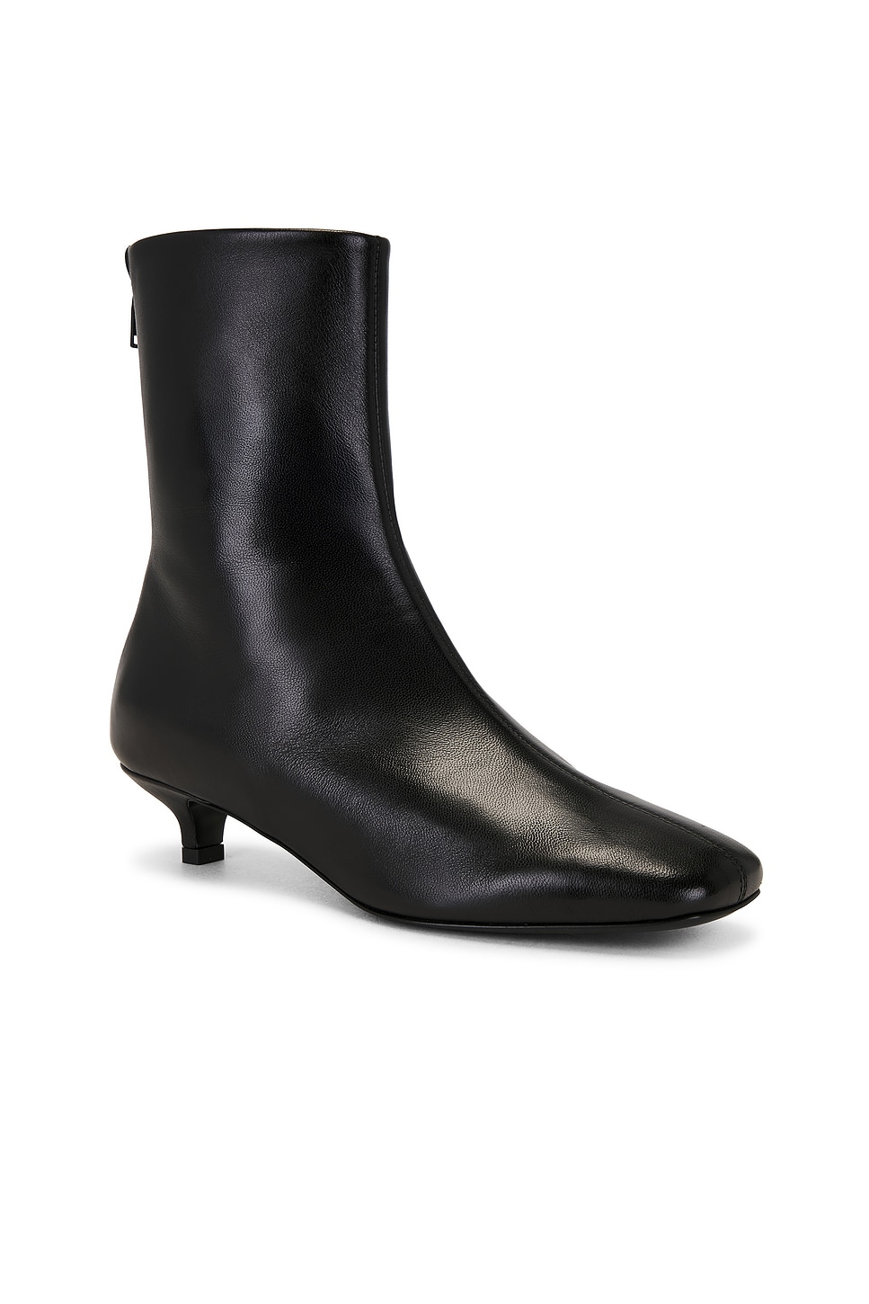 Totême Day Nappa Ankle Boots In Black