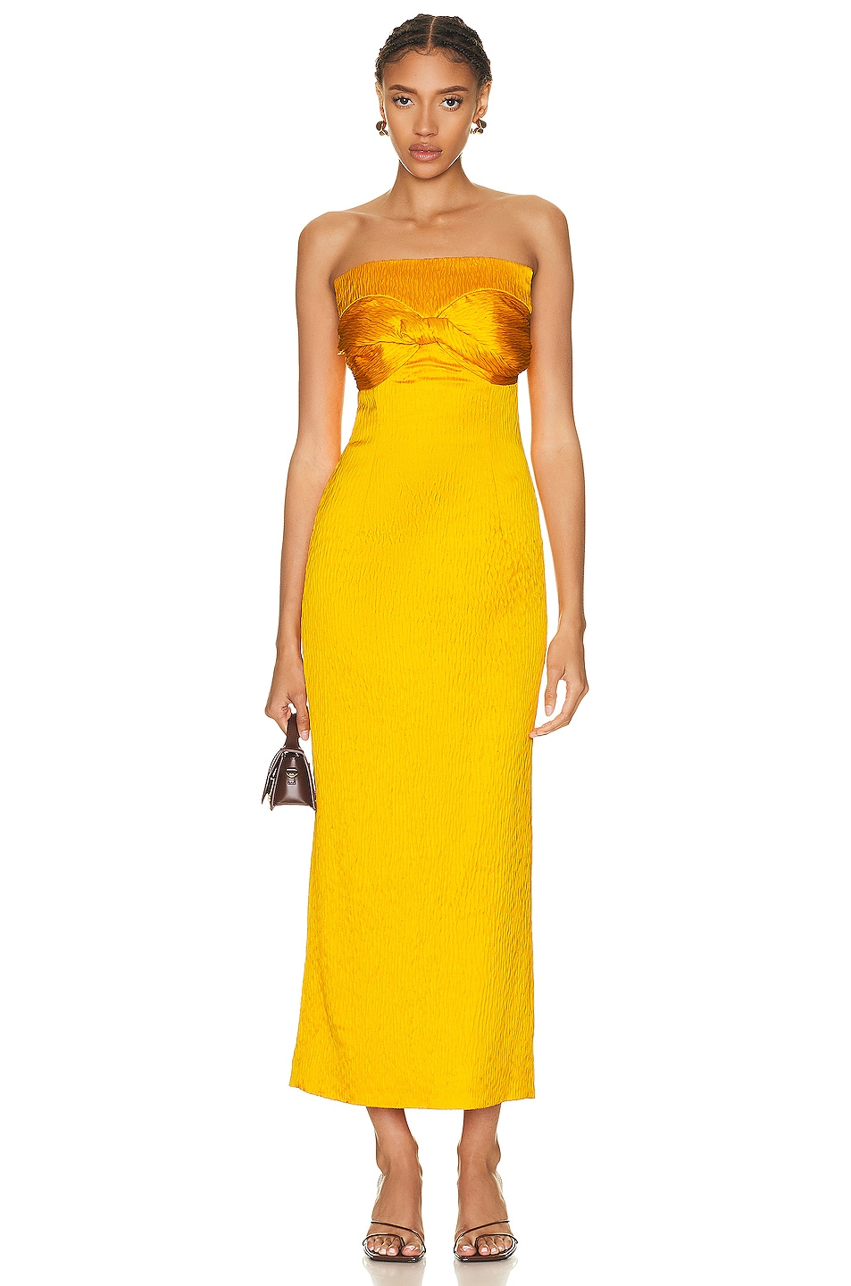 Image 1 of TOVE Lara Dress in Golden Yellow