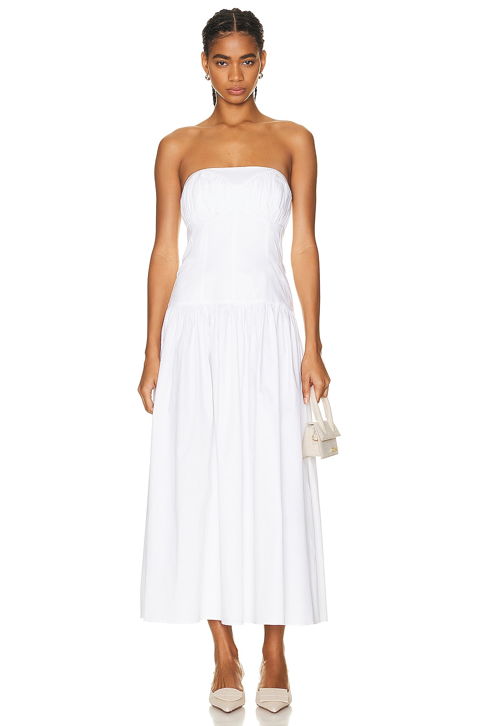 TOVE Lauryn Dress in White | FWRD