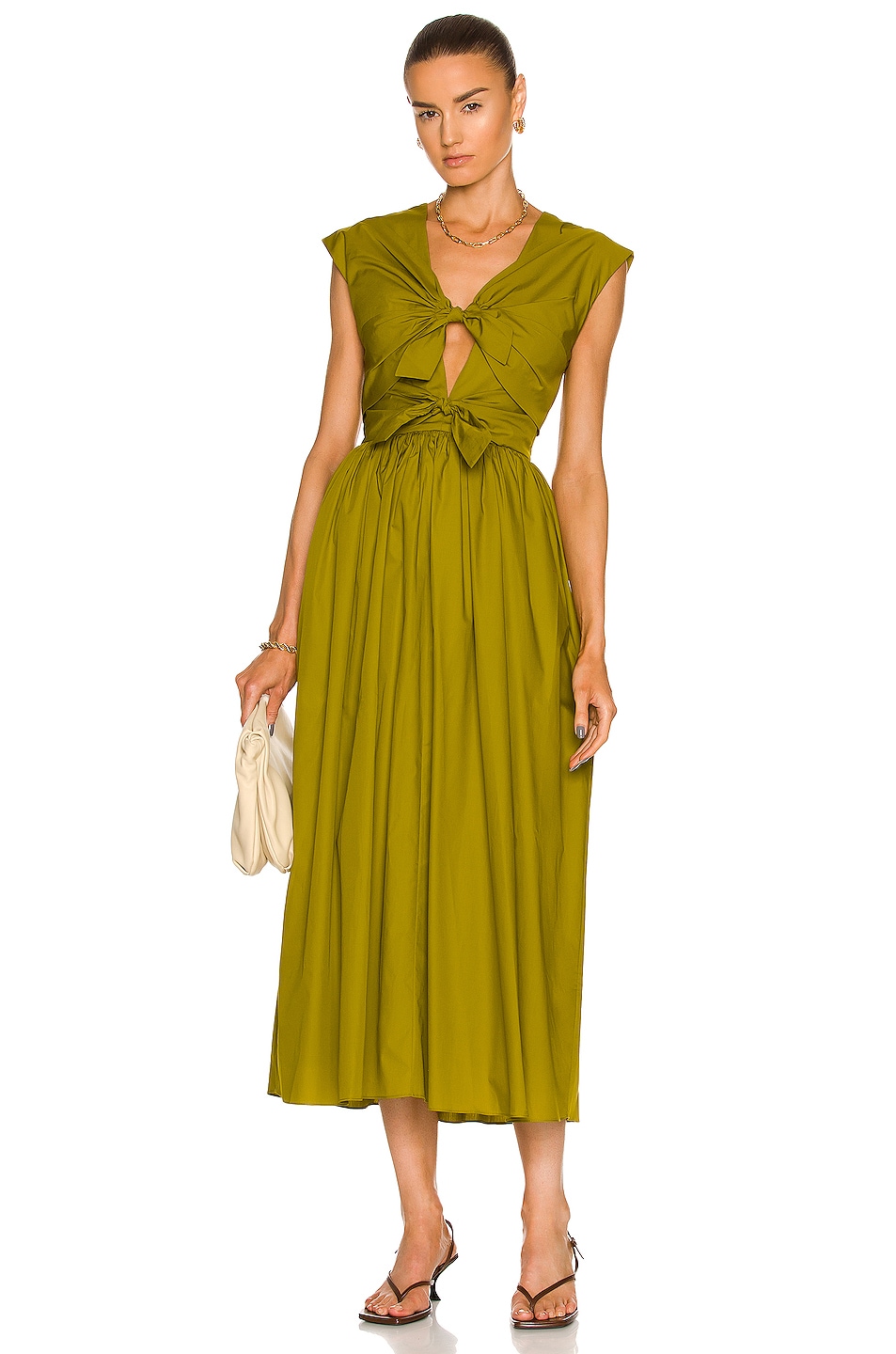 Image 1 of TOVE Sirena Dress in Chartreuse