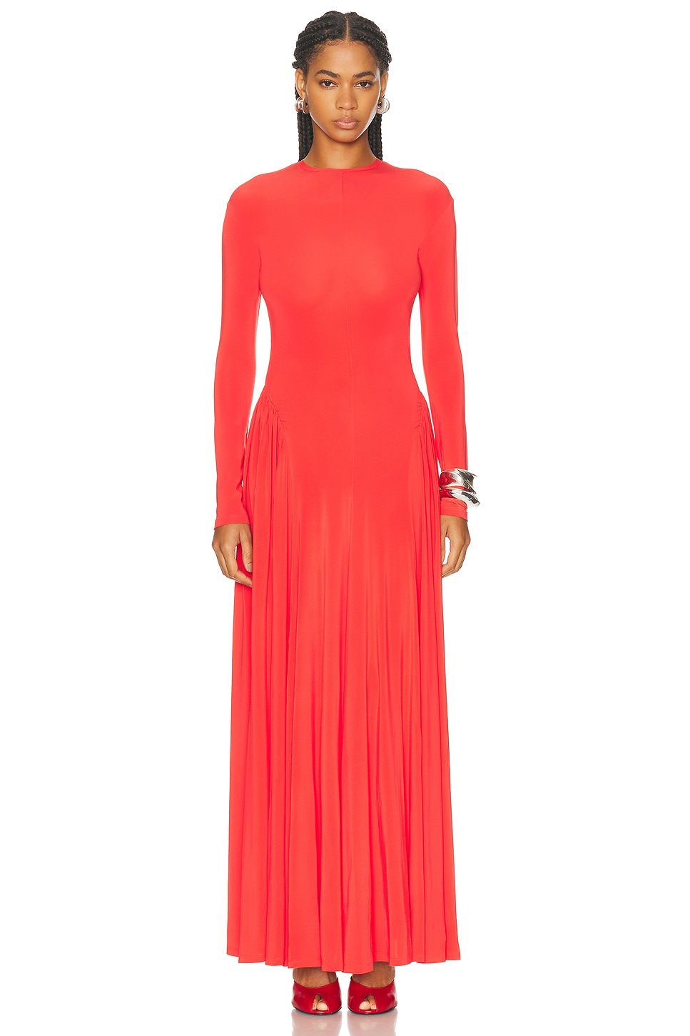 Orea Dress in Red