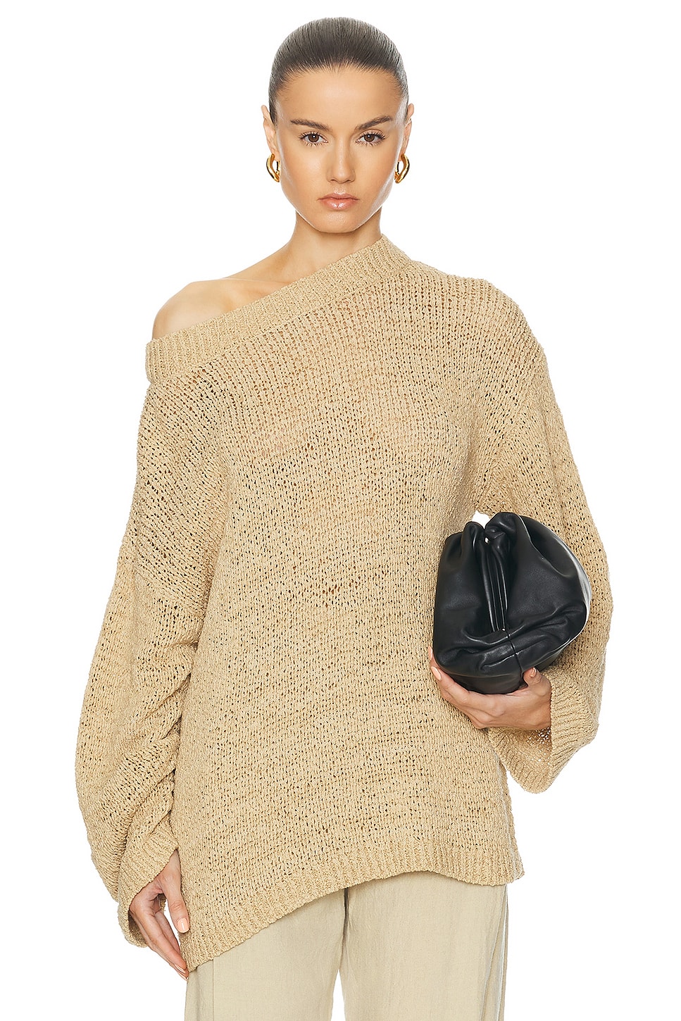Image 1 of TOVE Juin Knitted Top in Stone