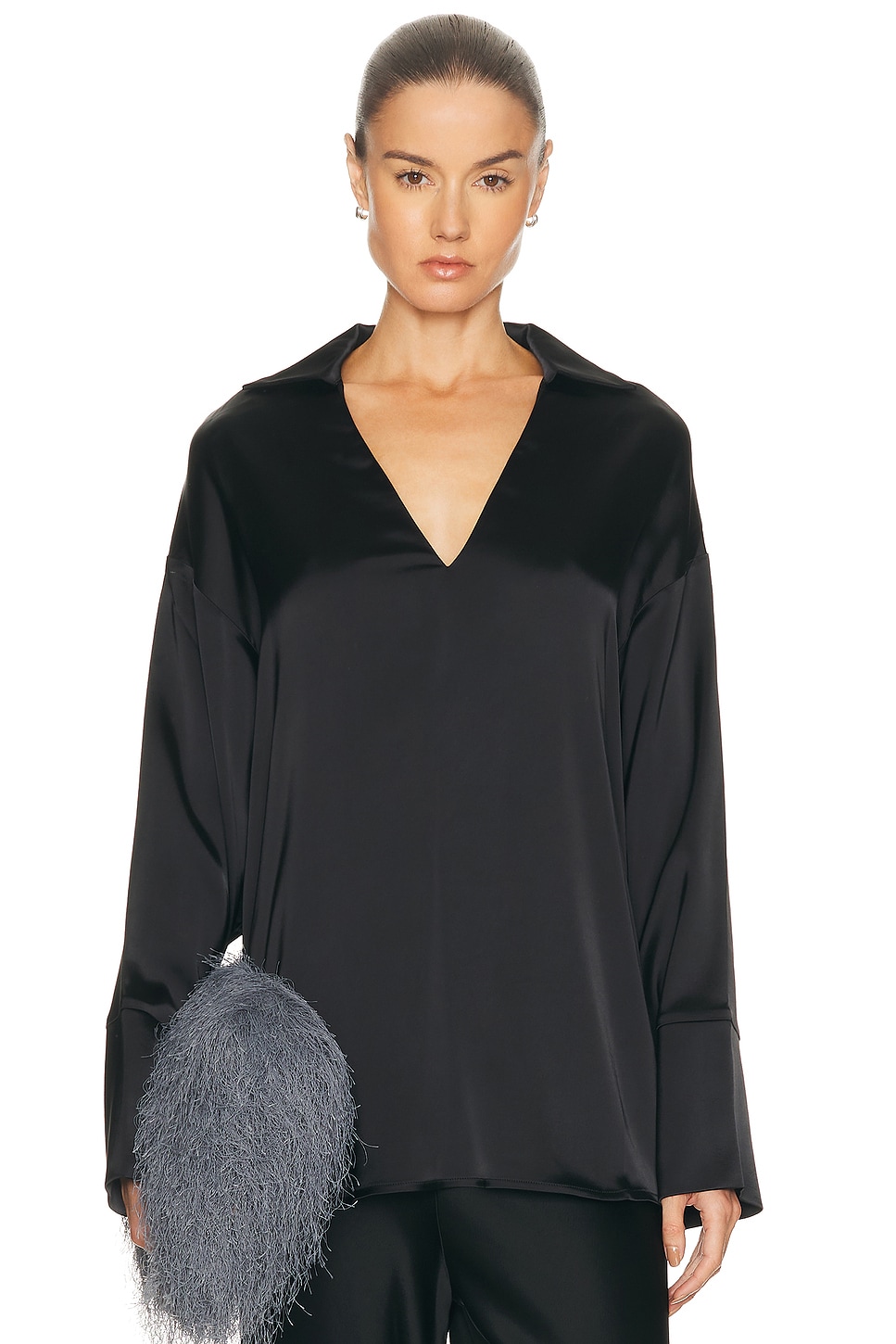 Image 1 of TOVE Luisa Top in Black