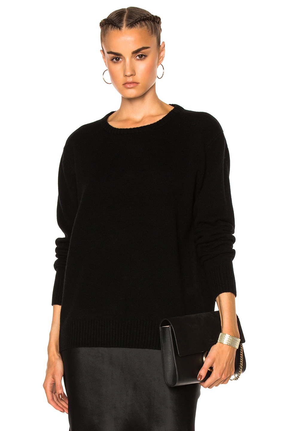 Image 1 of ThePerfext Ali Pullover Sweater in Black