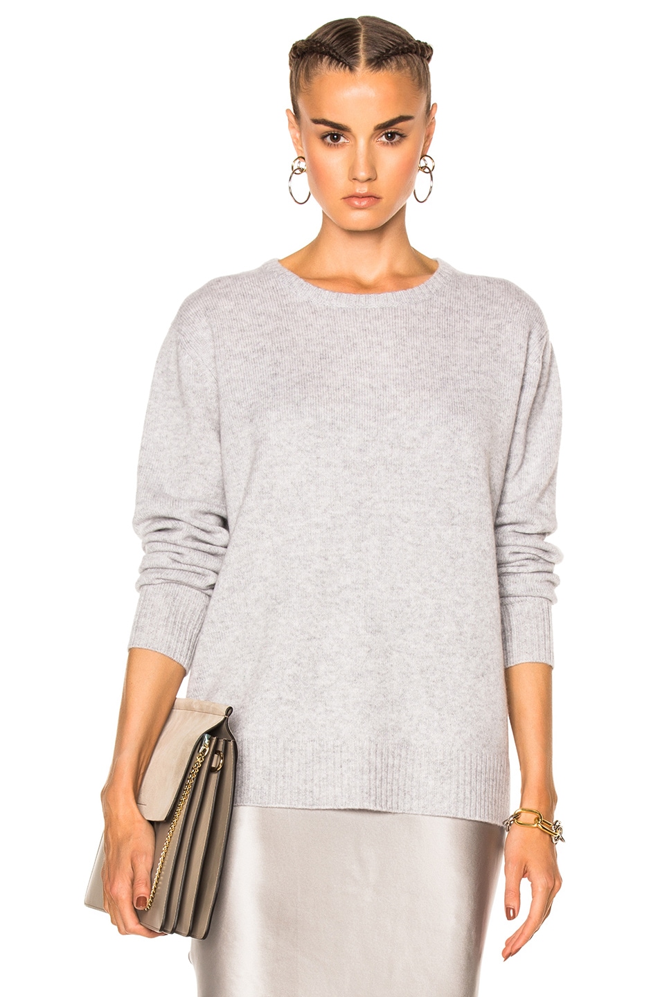 Image 1 of ThePerfext Ali Pullover Sweater in Foggy