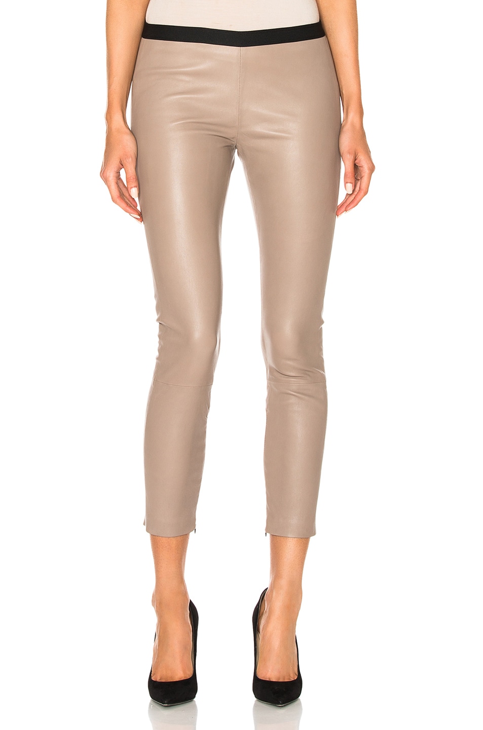 Image 1 of ThePerfext Brittany Cropped Pant in Taupe