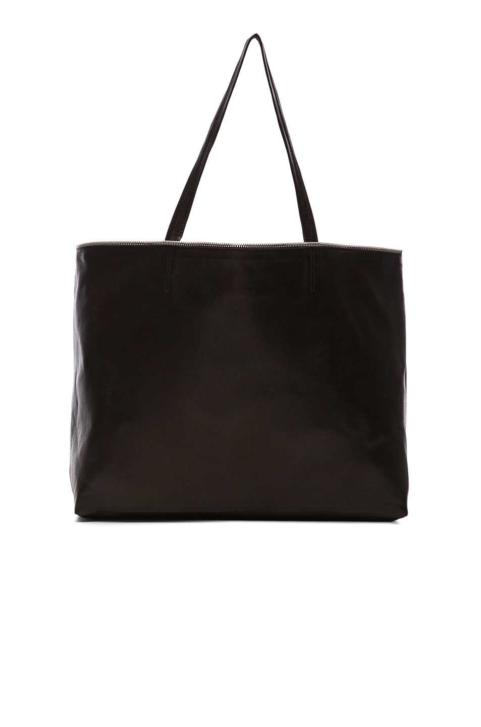 Image 1 of ThePerfext Nicole Leather Tote in Black