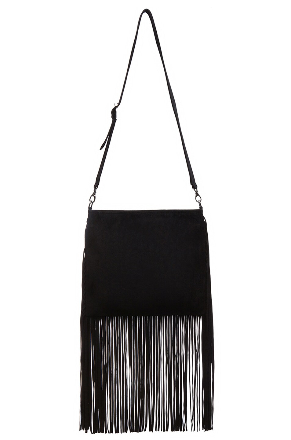 Image 1 of ThePerfext Blair Crossbody Bag in Black Suede