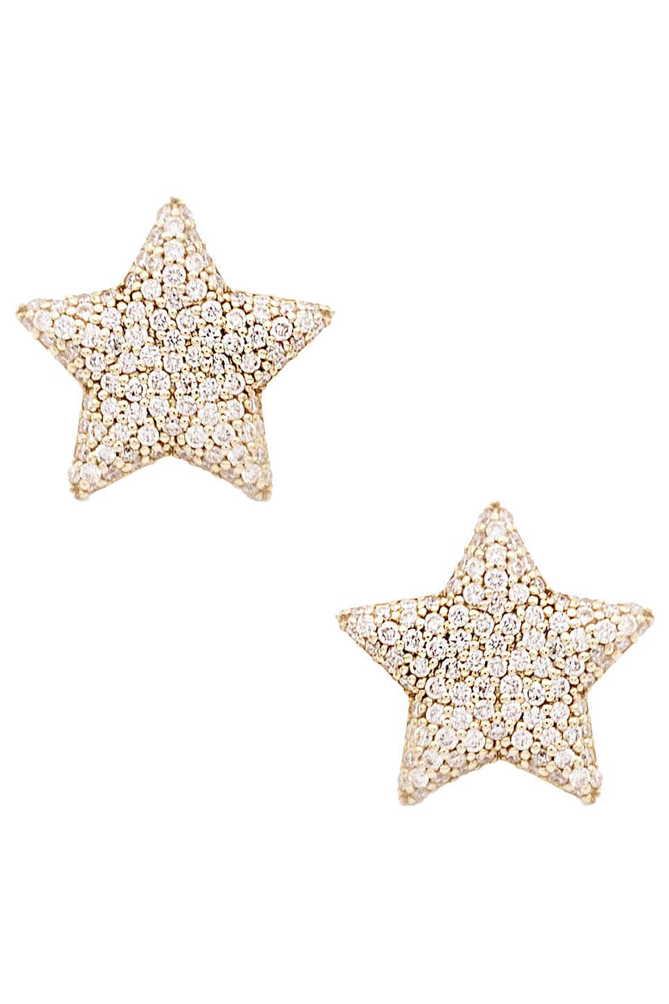 Edith Earrings in Metallic Gold