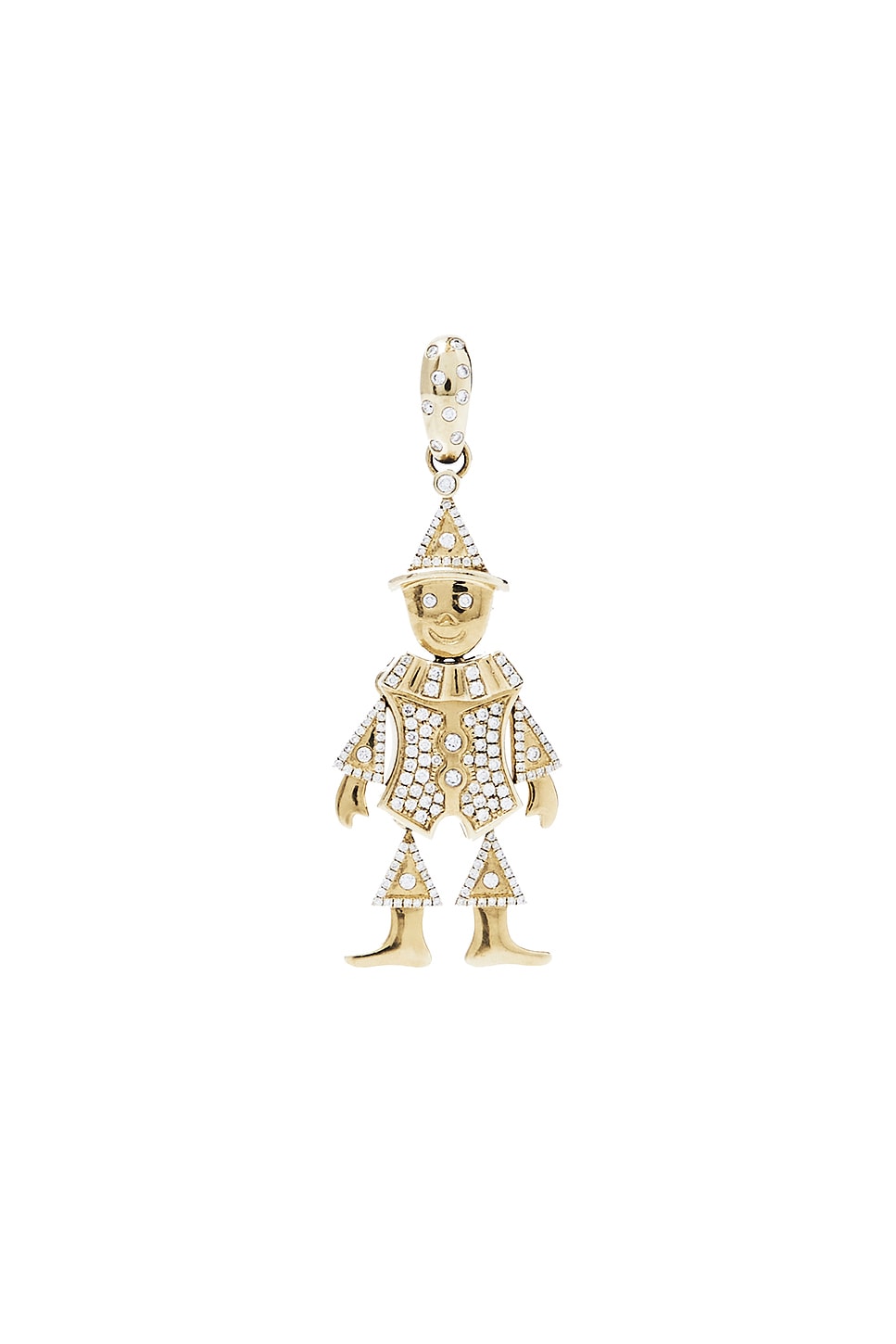 Pryce Pendant Charm in Metallic Gold