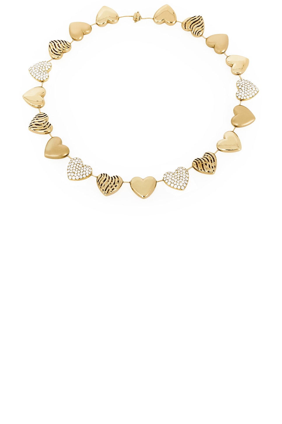 Nirvana Necklace in Metallic Gold