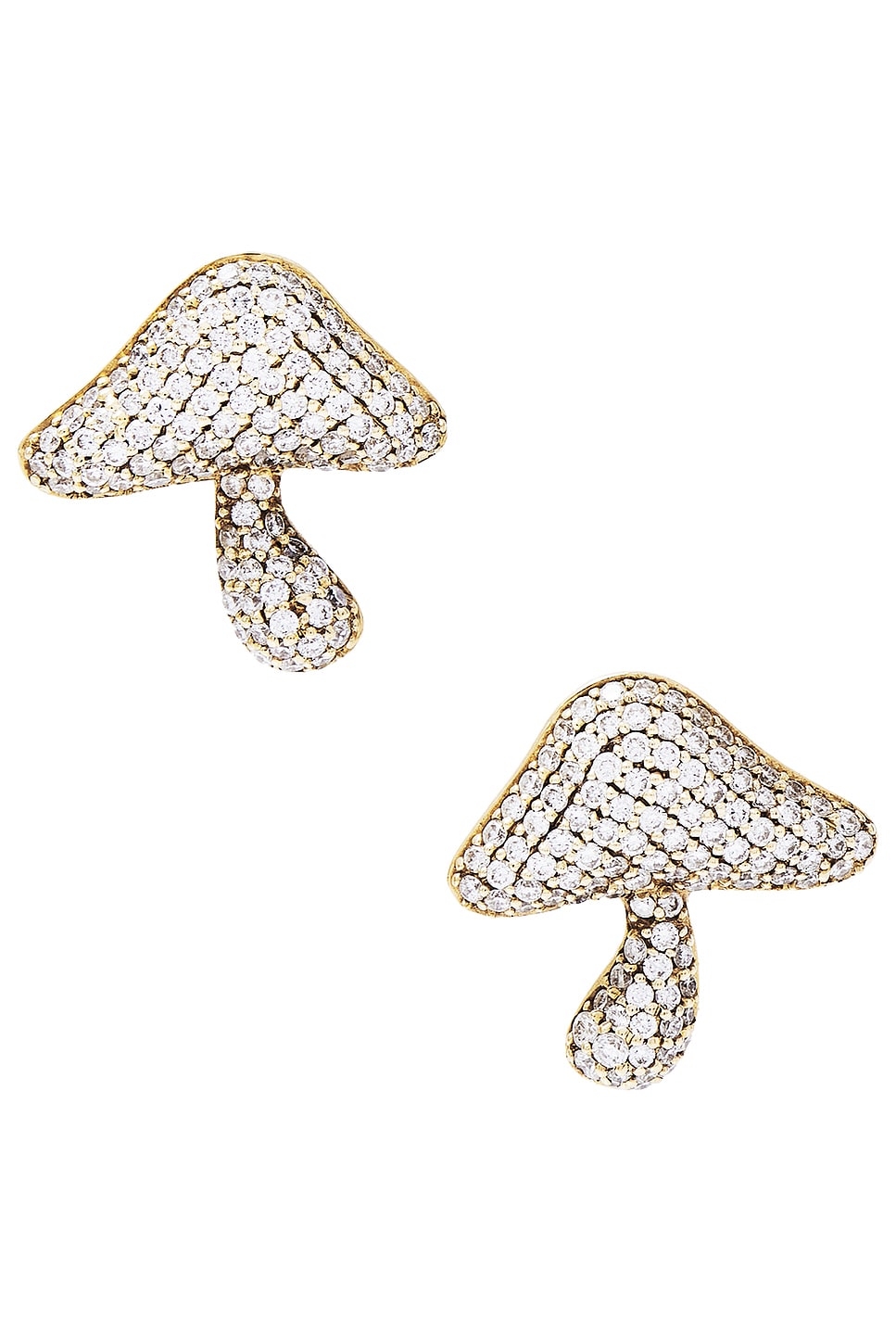 Echo Earrings in Metallic Gold